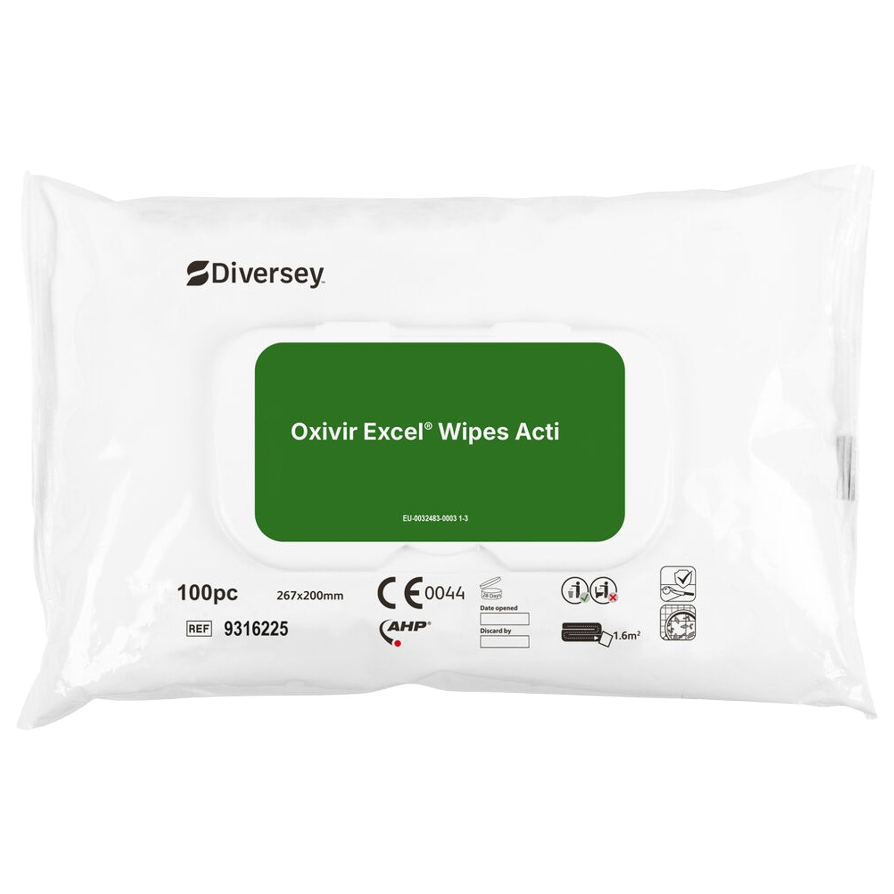 Rengörings- & Desinfektionsmedel OXIVIR Excel Wipes 100 st/fp