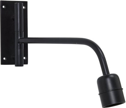 Vägglampa Base mattsvart 65 x 140 mm