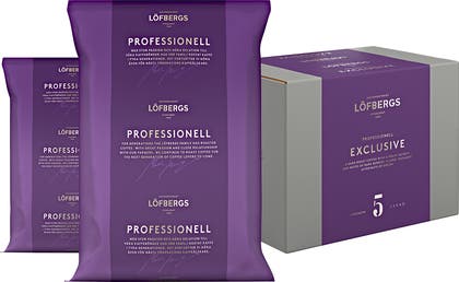 Kaffe Löfbergs Professional Exclusive Hela Bönor Fair Eko 6 x 1000 gram