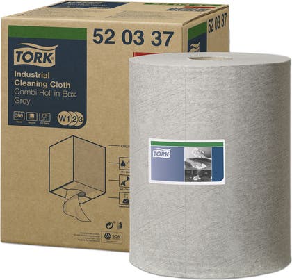 Rengöringsduk Premium 520 i box W1/W2/W3 148,2 meter Tork
