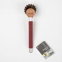 Diskborste burgundy tagel