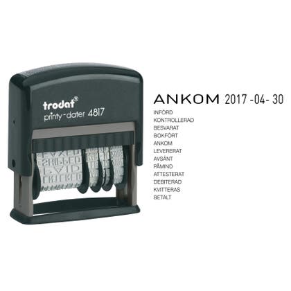 Stämpel Datum/Text Trodat 4817