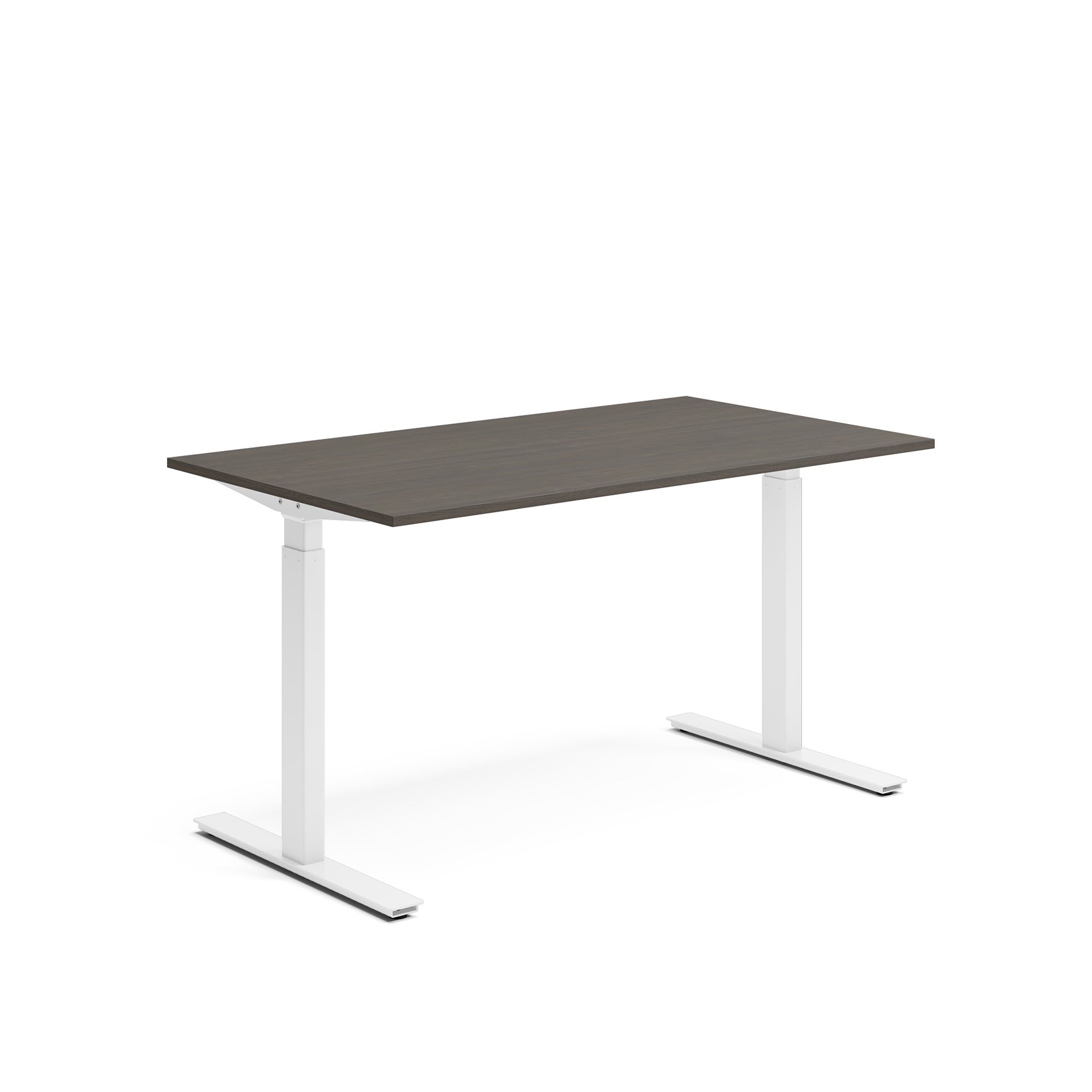 Höj- och sänkbart skrivbord Ergofunk Smart 1400 x 800 mm Vitt underrede