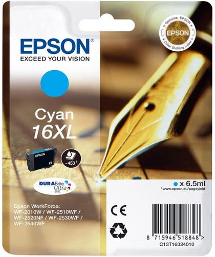 Bläck Epson T1632 Cyan