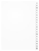 Register vit PP  A4 A-Ö