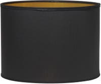 Lampskärm Met Sara Svart / Guld 35 cm