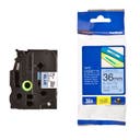 Märkband TZe561 36 mm svart/blå