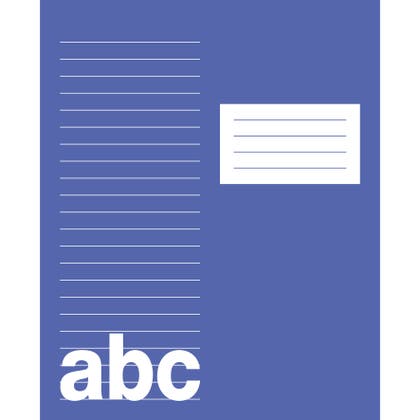 Skrivhäfte 17x21cm linjerat 8,5mm