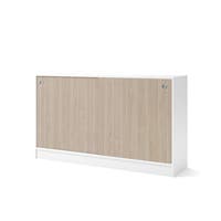 Skåp 1600 x 415 x 925 mm Vit/Vit ask