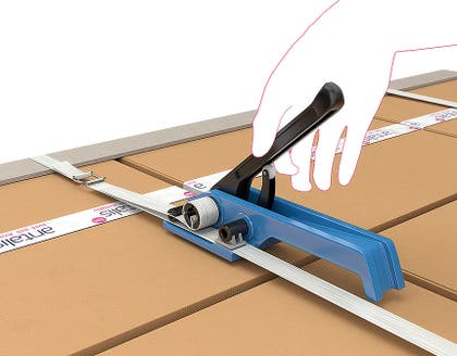 VG-band 13 mm x 1100 Meter vit