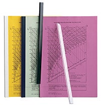 Klämskena A4 kap 6mm vit