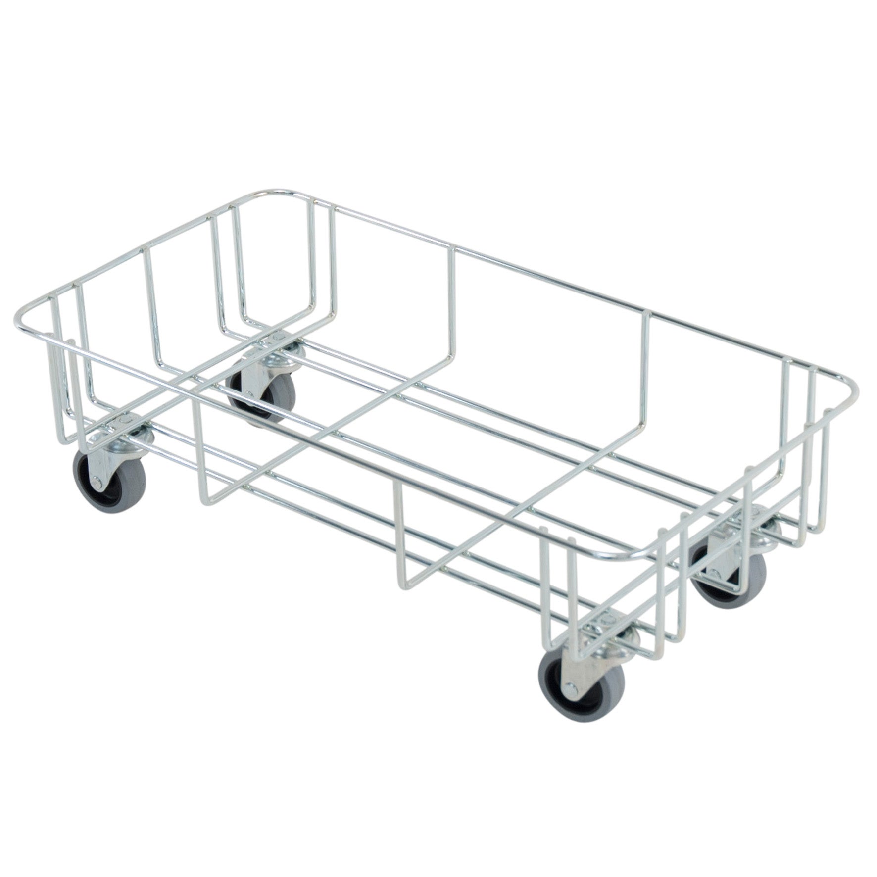 Trådvagn för sopkärl 60 liter zink