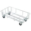 Trådvagn för sopkärl 60 liter zink