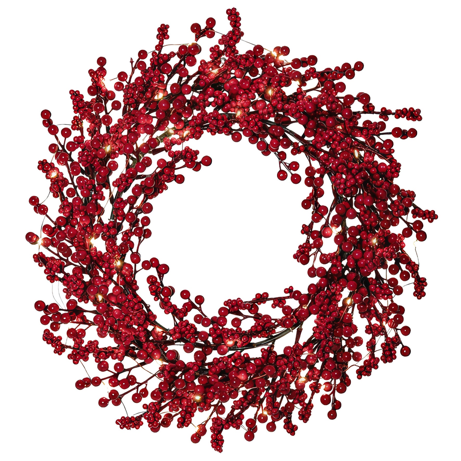 Krans Rosso Ø40 cm röd