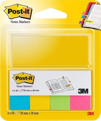 Post-it Note Markers 670 4 x 50 st/fp