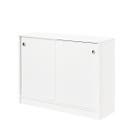 Förvaringsskåp skjutdörr 925 x 1200 mm vit Lanab
