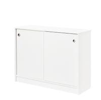 Förvaringsskåp skjutdörr 925 x 1200 mm vit Lanab