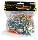 Gummiband sorterade storlekar 250 st/100 gram/fp