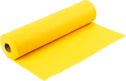 Hobbyfilt 45cmx5m gul