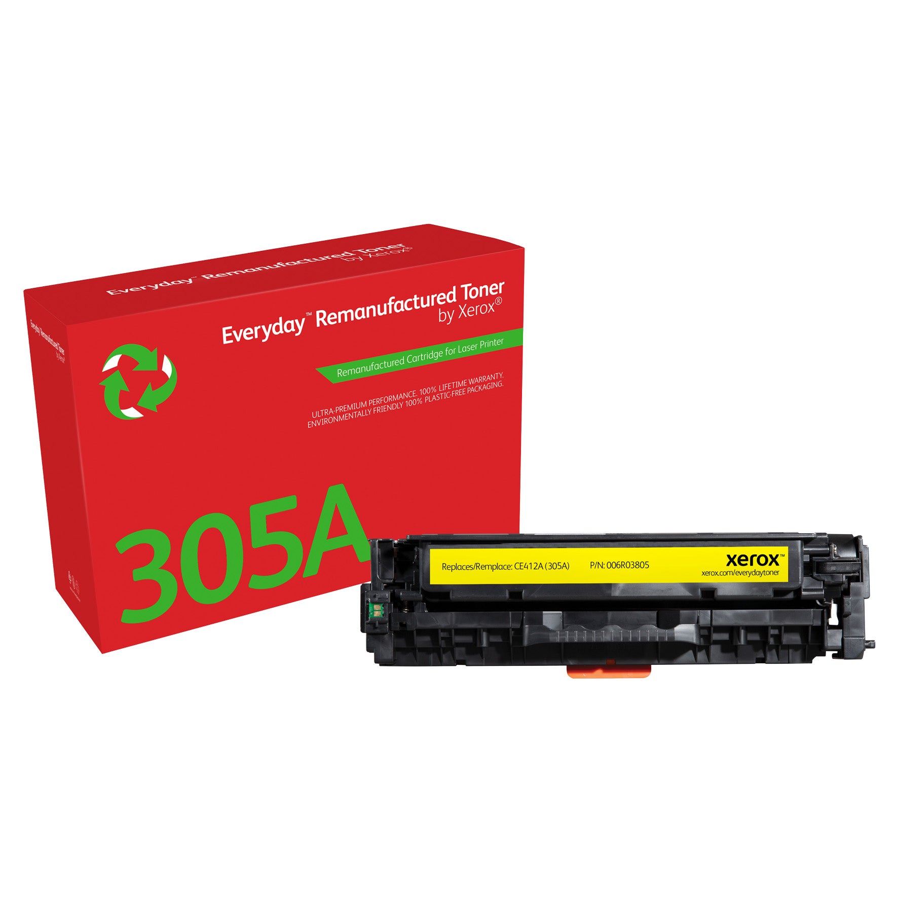 Toner Xerox Everyday 305A CE412A 2,6k gul