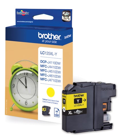 Bläck Brother LC125XL gul