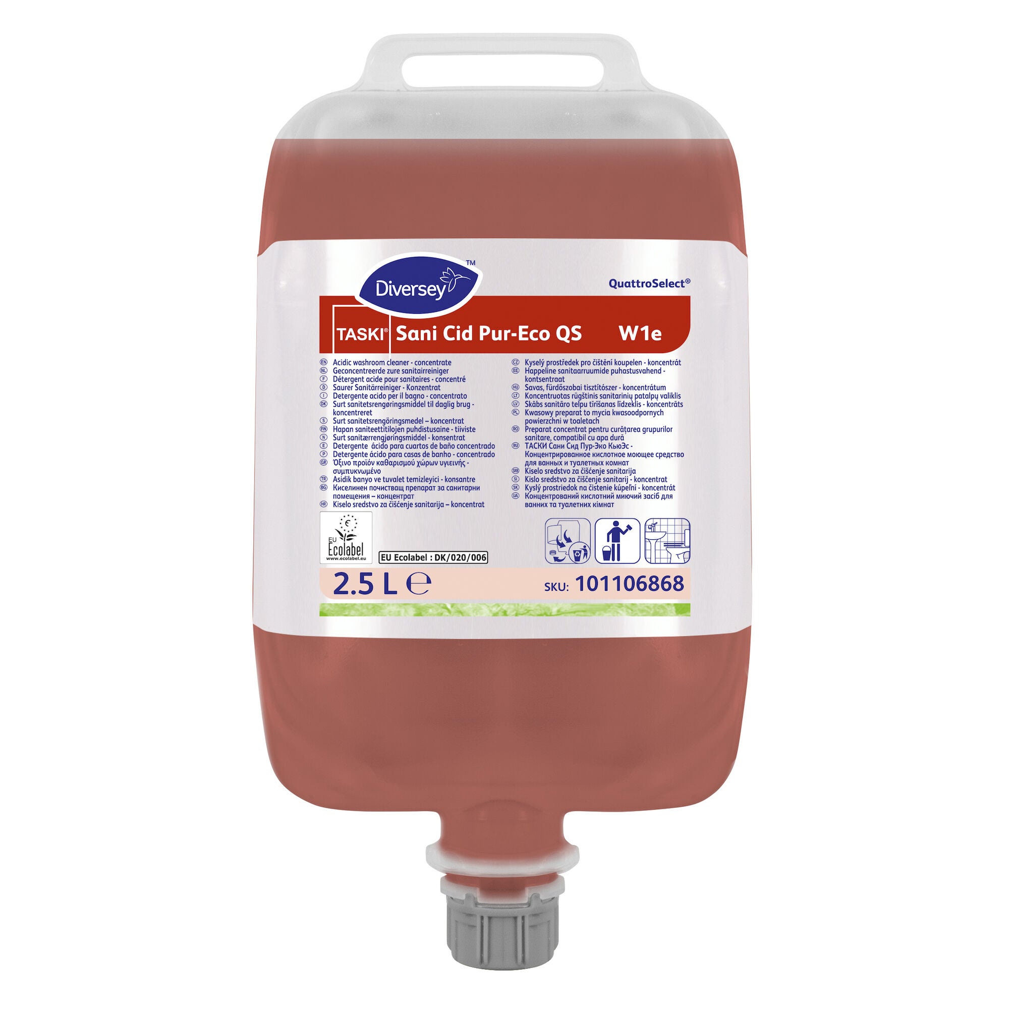 Sanitetsrengöringsmedel Sani Cid Pur-Eco QS 2,5 liter