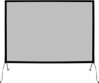 Skärm enkel båge fot 50 x 70 cm grå
