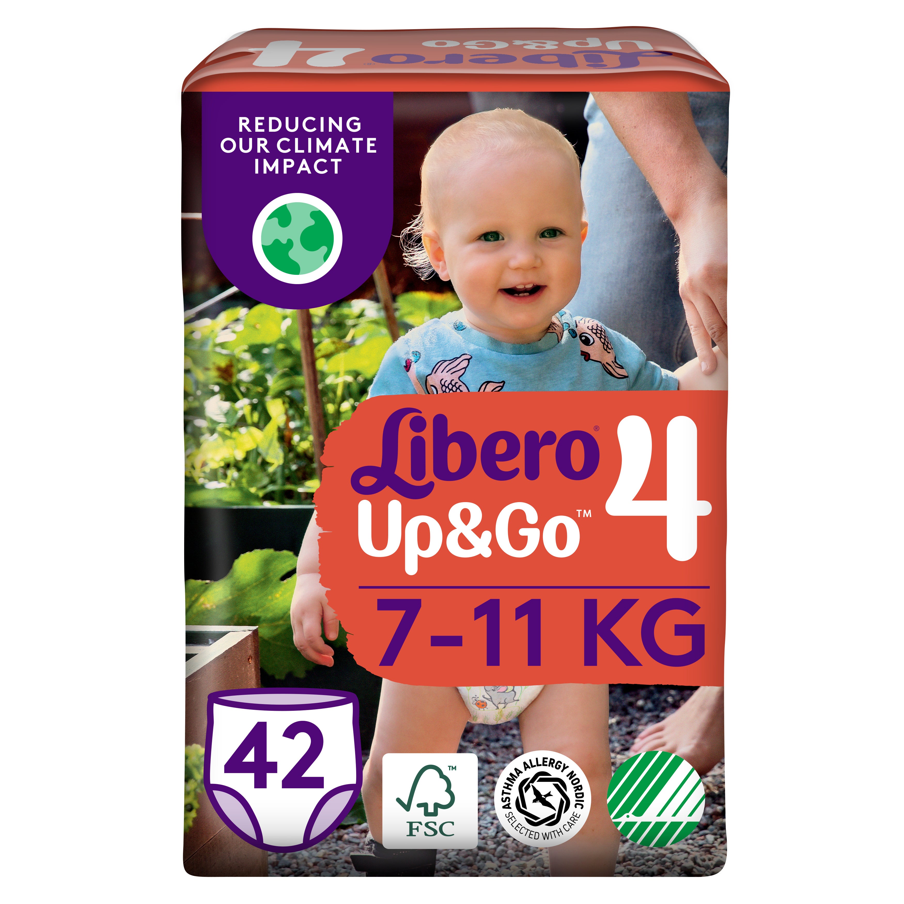 Blöjor Up&Go 4, 7-11 kg 42 st/fp