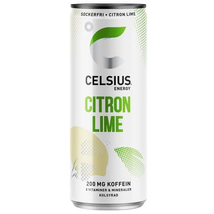 Energidryck Celsius Citron/Lime 355 ml inkl pant