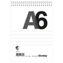 Spiralblock A6 100blad linjerat