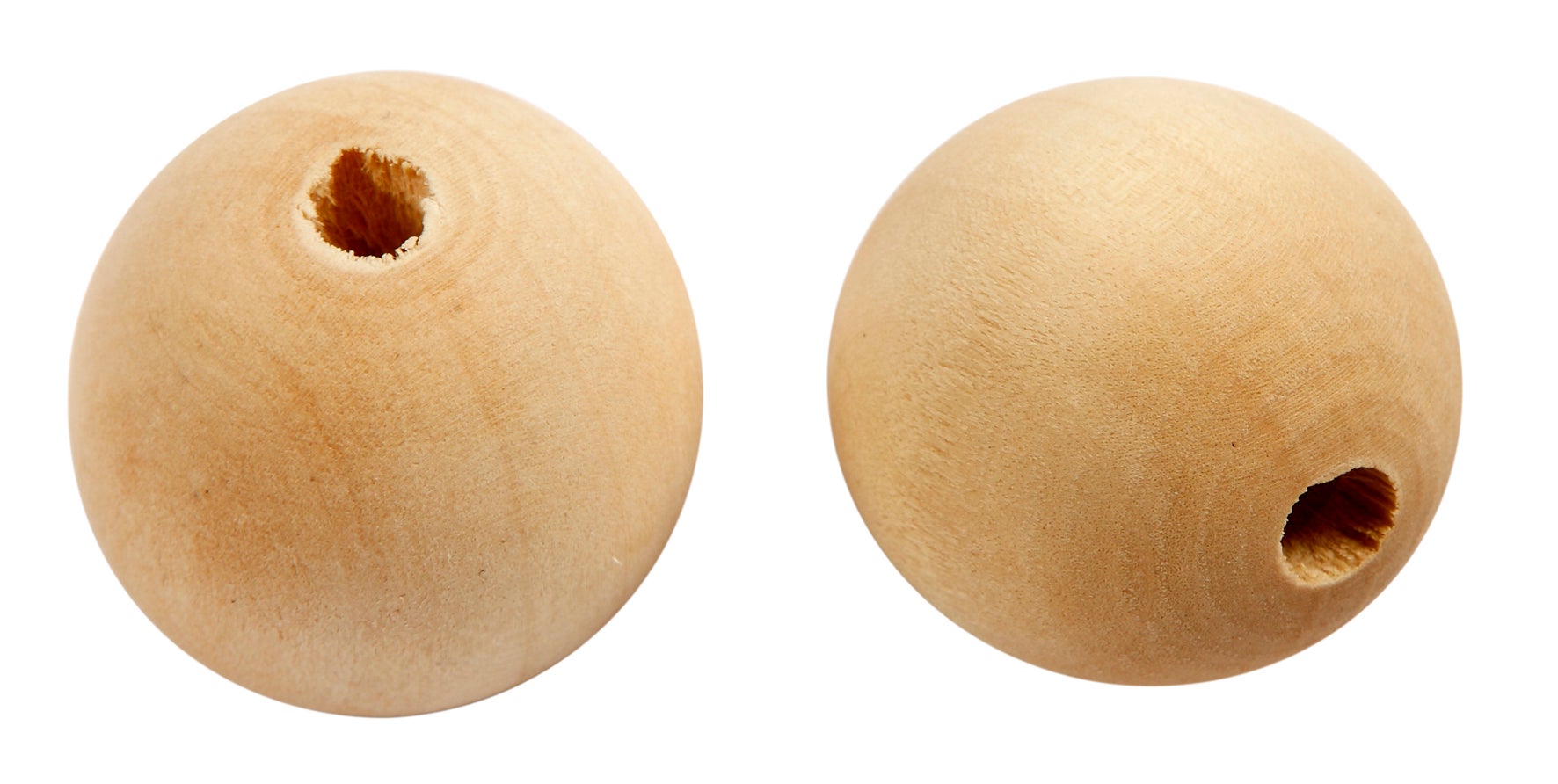 Träpärlor 25mm 100/fp