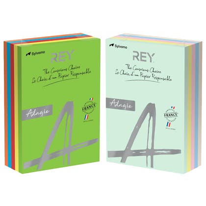 Färgat kopieringspapper A4 80g sort.färg 500/fp