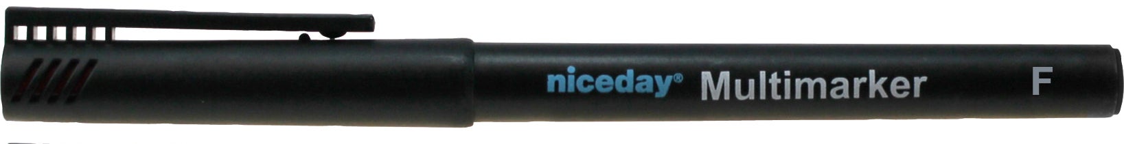 Märkpenna Niceday fin permanent svart