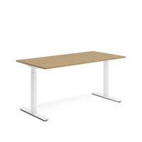 Skrivbord 1600 x 800 mm Ek/Vit