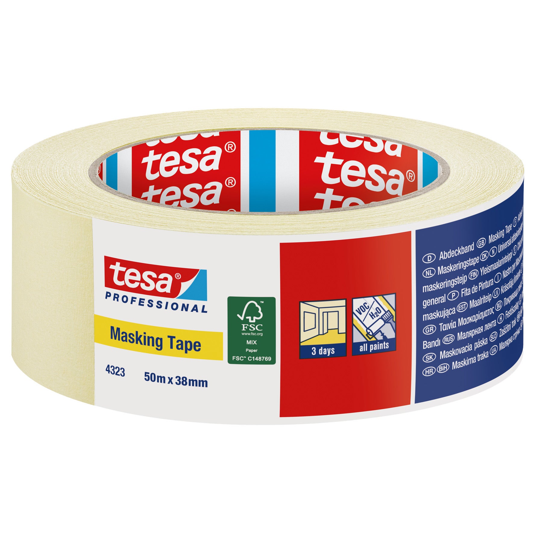 Maskeringstejp Tesa 4323