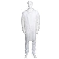 Besöksrock Nonwoven L/XL 10-pack vit Abena