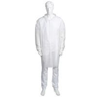 Besöksrock Nonwoven L/XL 10-pack vit Abena