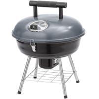 Kolgrill portabel Mustang Festival Ø 38 cm grå