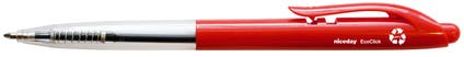 Kulspetspenna Niceday EcoClick röd