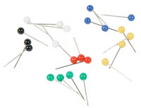 Kartnålar 4/20 svart 100 st/ask