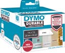 Etikett Dymo Durable 25x25 mm