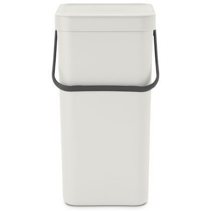 Avfallshink Sort&Go Ljusgrå 16 l