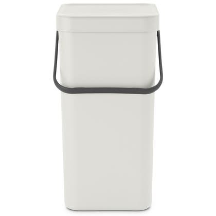 Avfallshink Sort&Go Ljusgrå 16 l