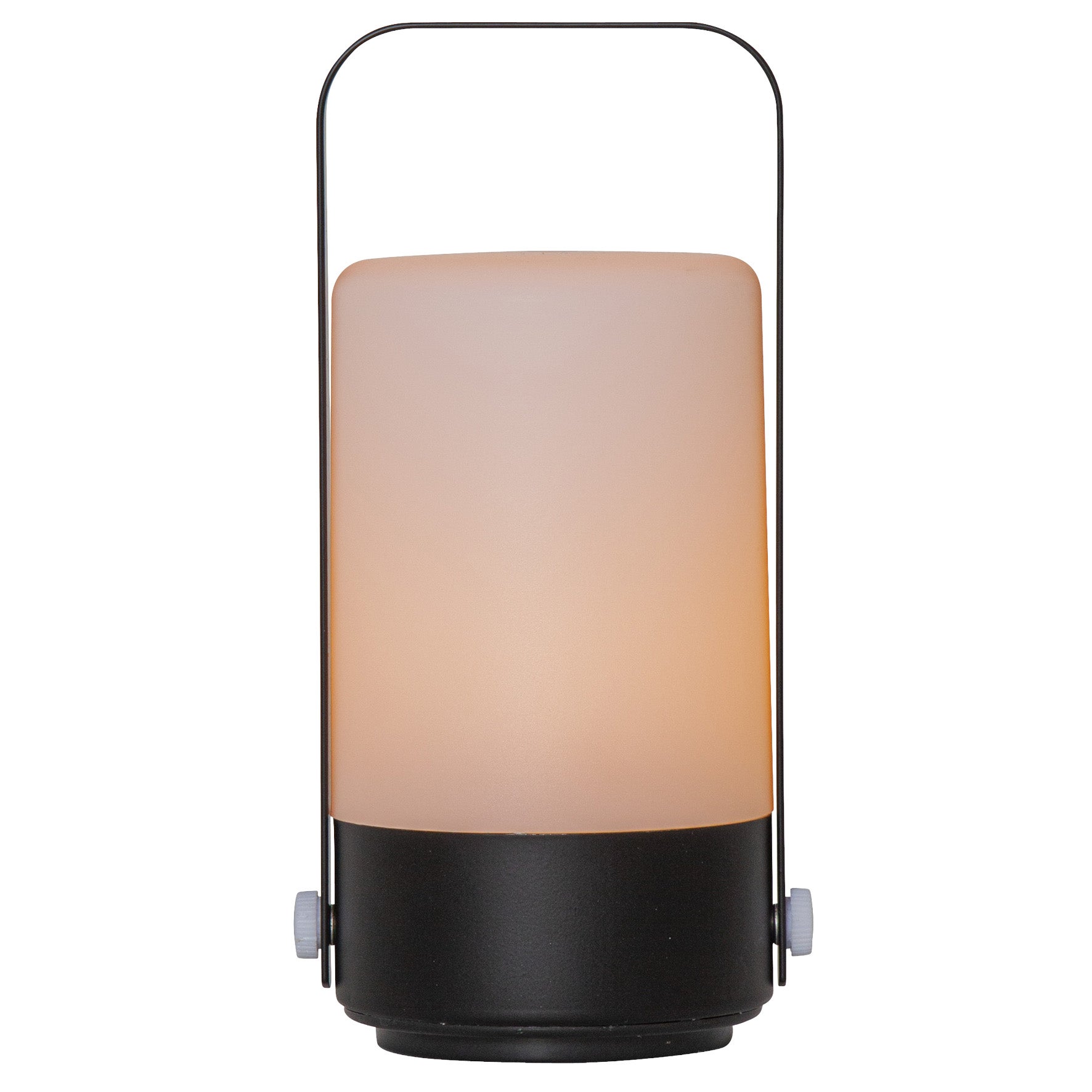 Lykta LED Flame Svart