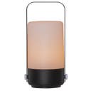 Lykta LED Flame Svart