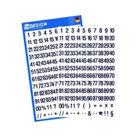 Etikett 5mm 00–99 252/fp