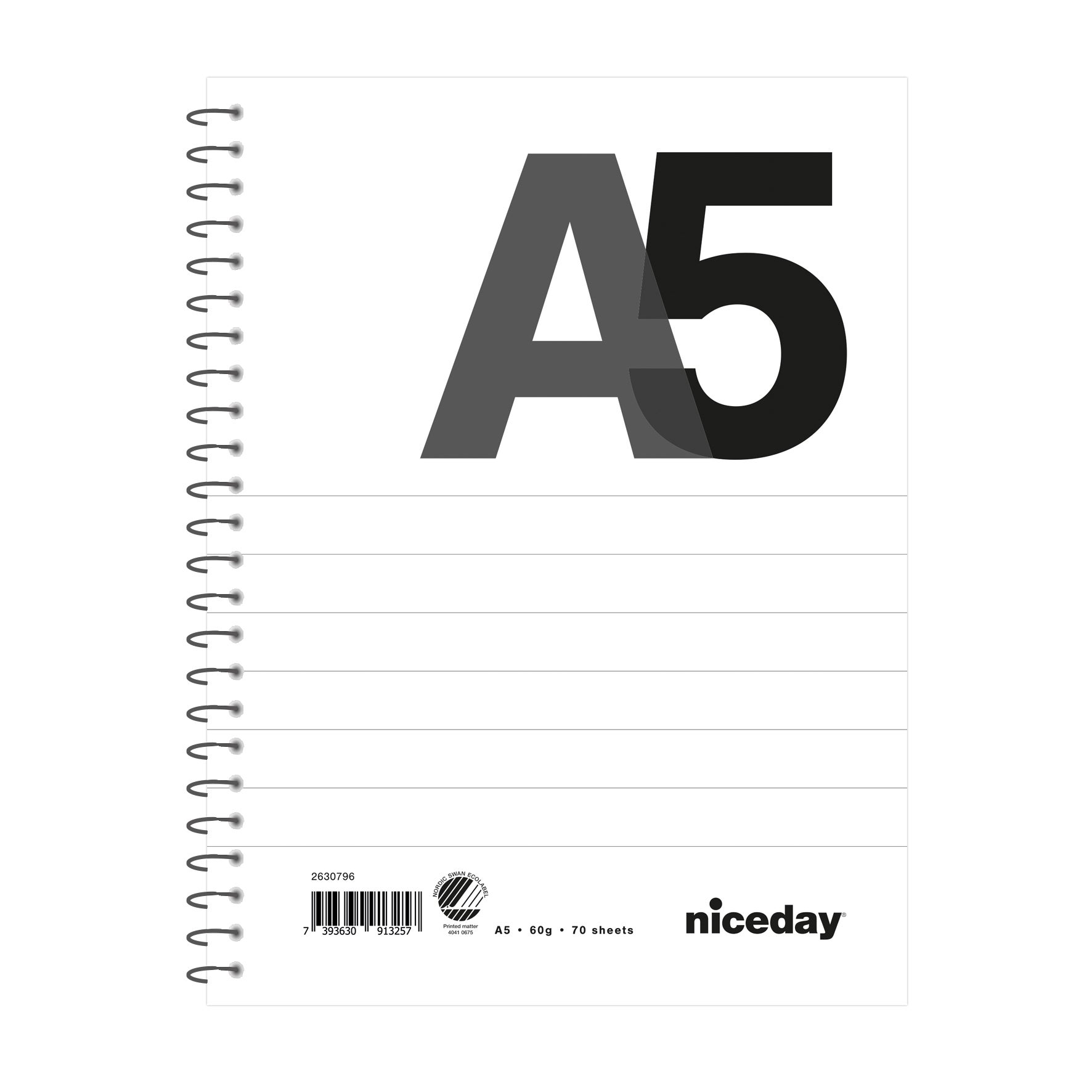 Kollegieblock Niceday 60g 70blad linjerat