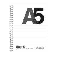 Kollegieblock A5 70blad 60g linjerat ohålat