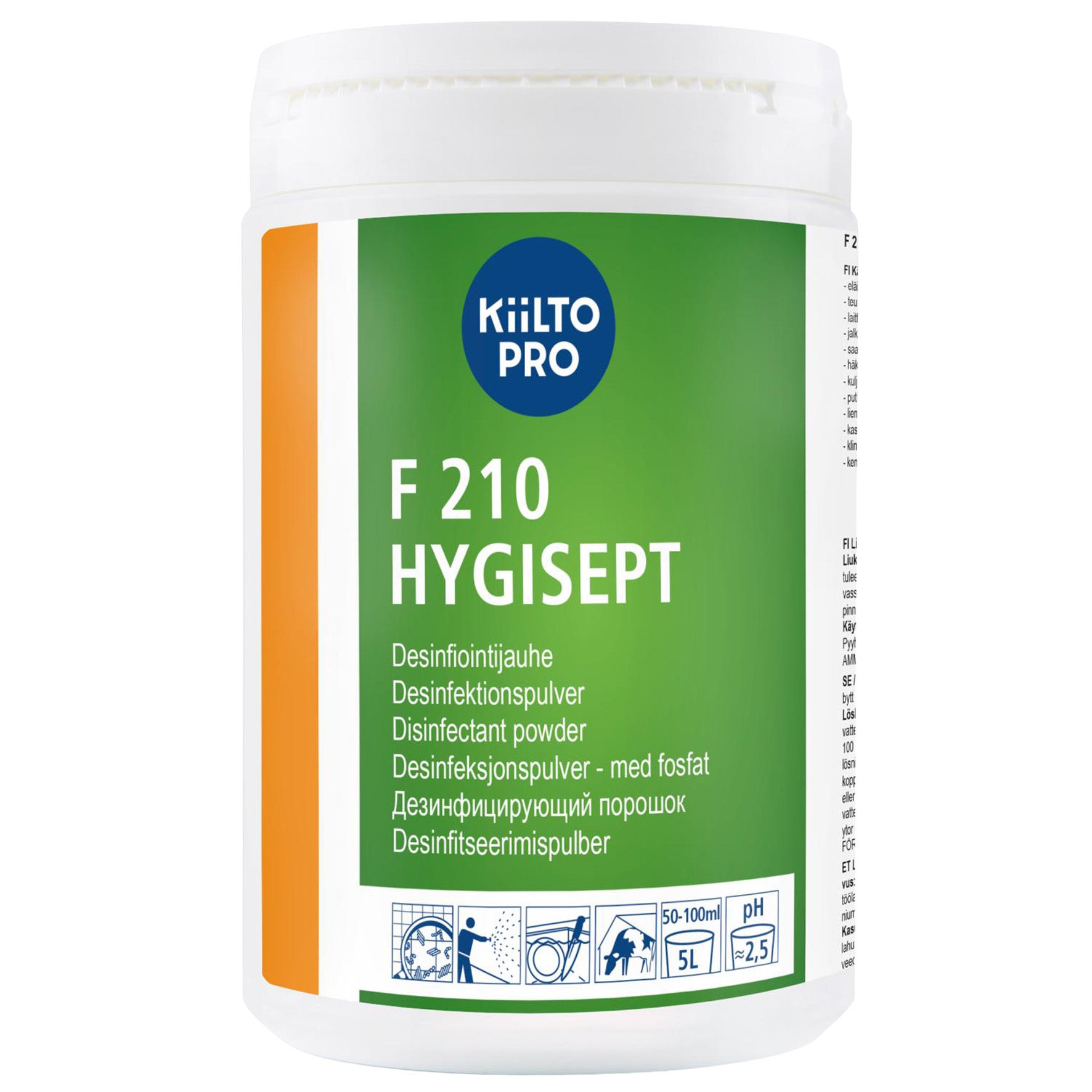 Ytdesinfektion F210 Hygisept 1 kg