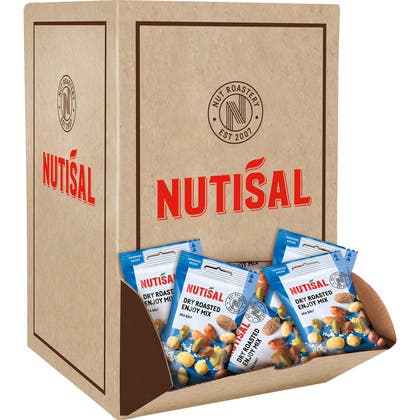 Nötmix Dry roasted Sea salt 40 g Nutisal